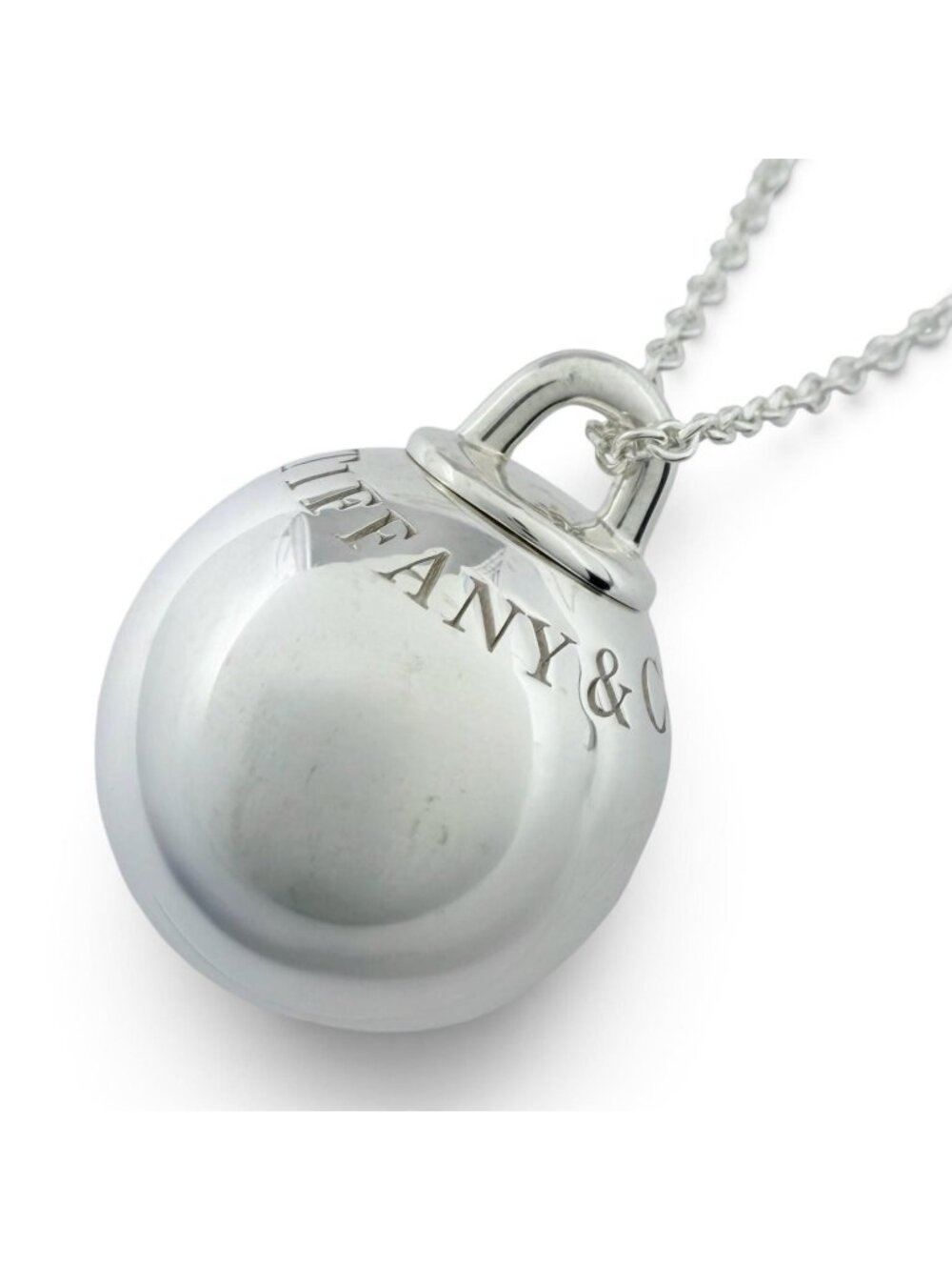 Tiffany & Co HardWear Ball Long Necklace 925 Sterling Silver